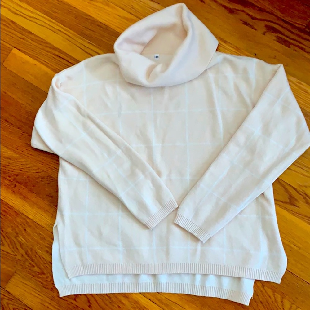 Window pane sweater